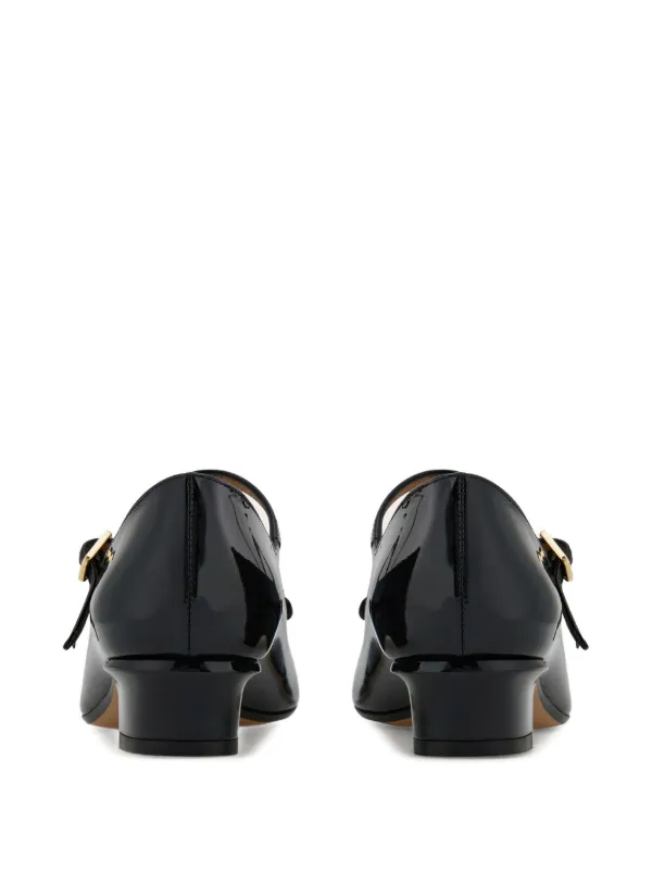 Ferragamo ヴァラリボン メリージェーン パンプス | ブラック