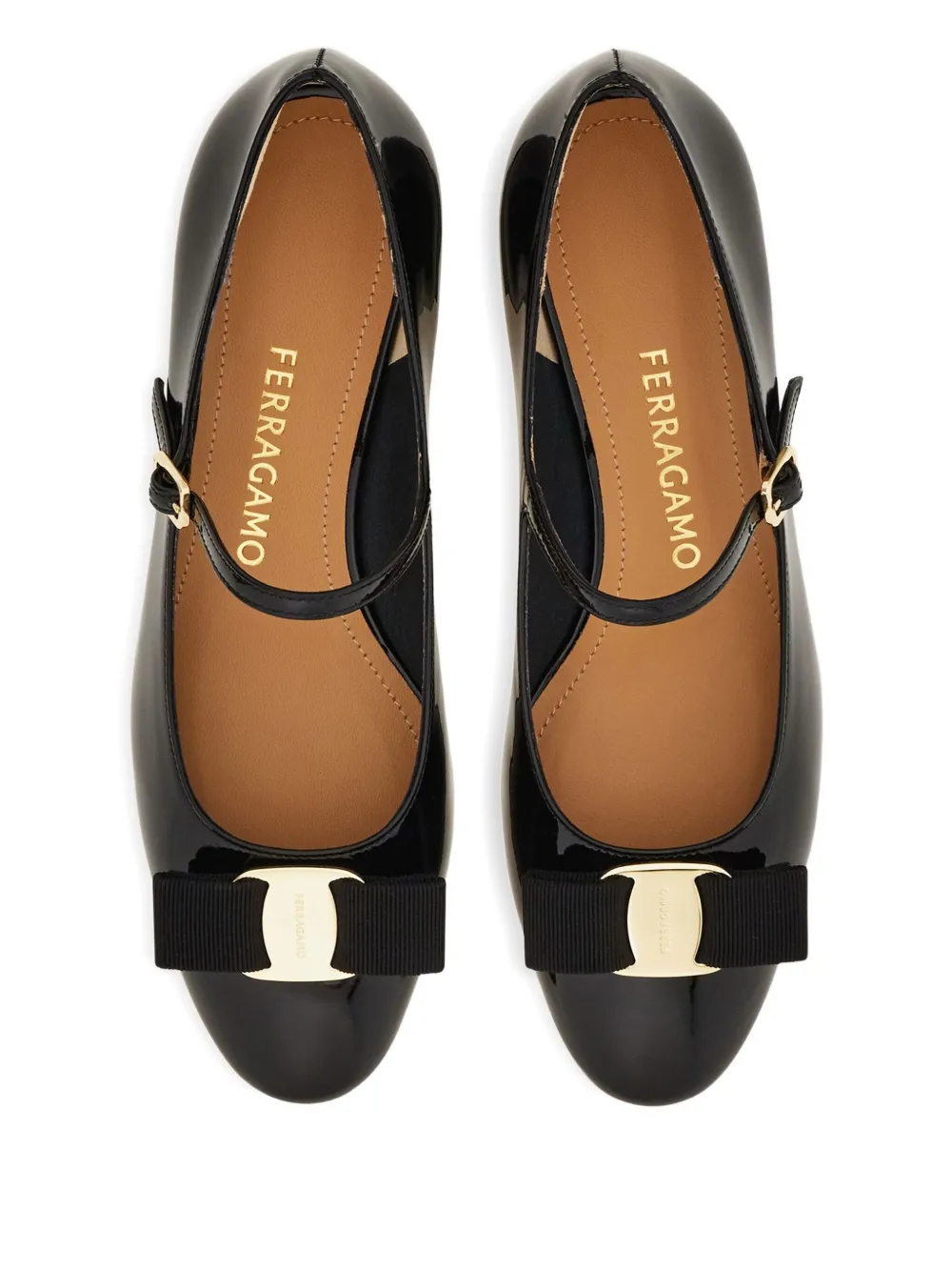 Ferragamo 30mm Vara Bow-detail Mary Jane Pumps In Black