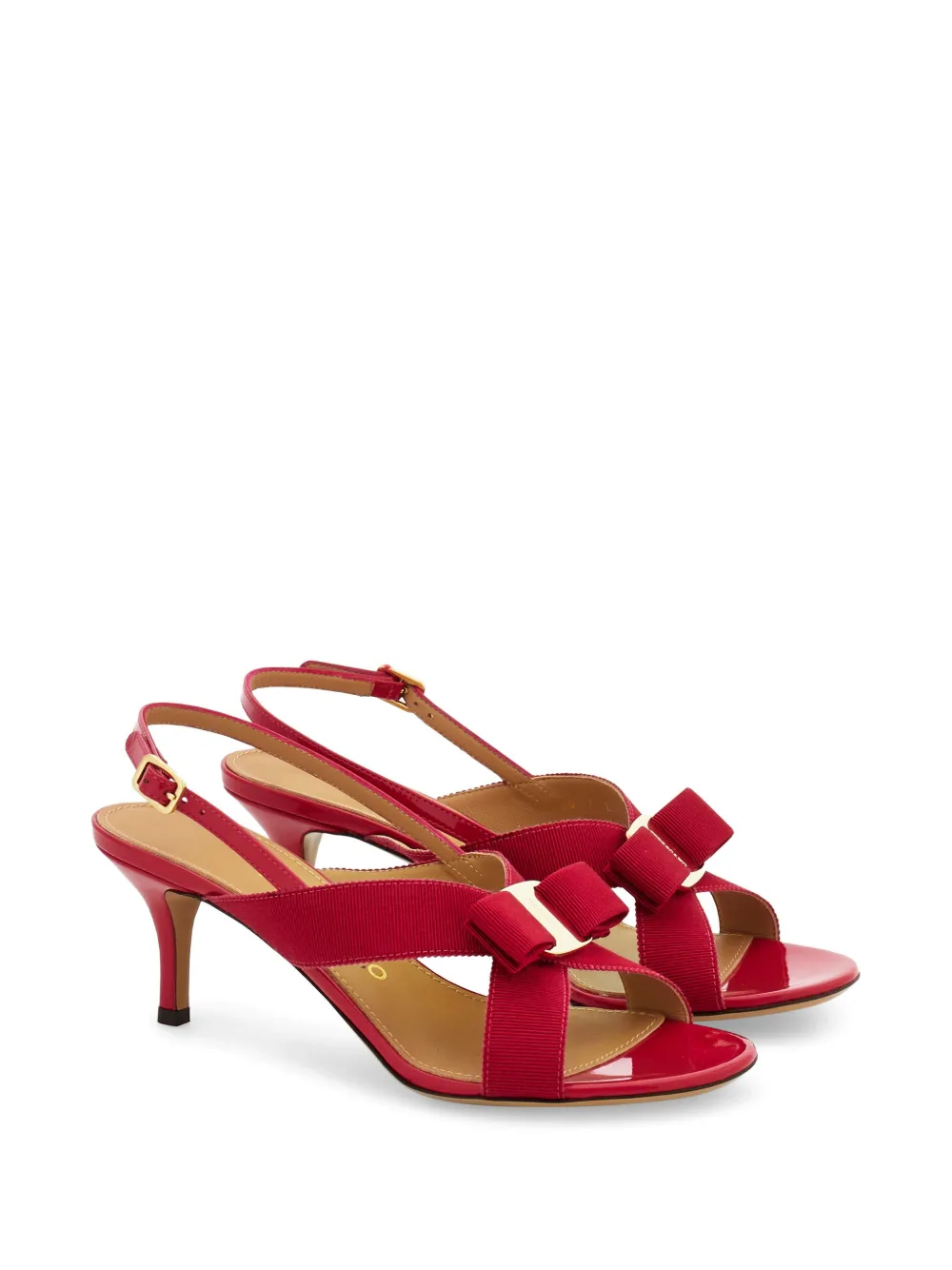 Ferragamo Vara sandalen met strik Roze