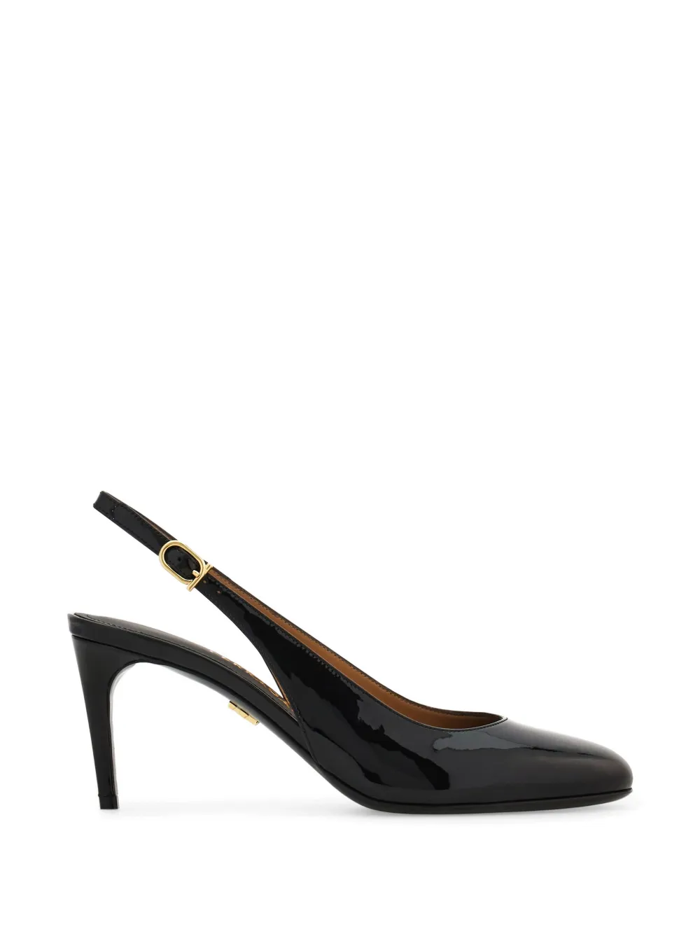 Ferragamo slingback pump Zwart