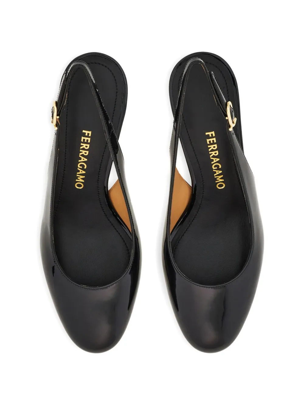 Ferragamo Slingback pumps Zwart
