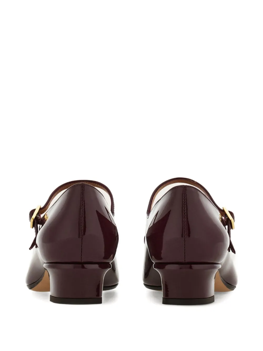 Ferragamo 30 mm Vara-bow Mary Jane pumps Paars