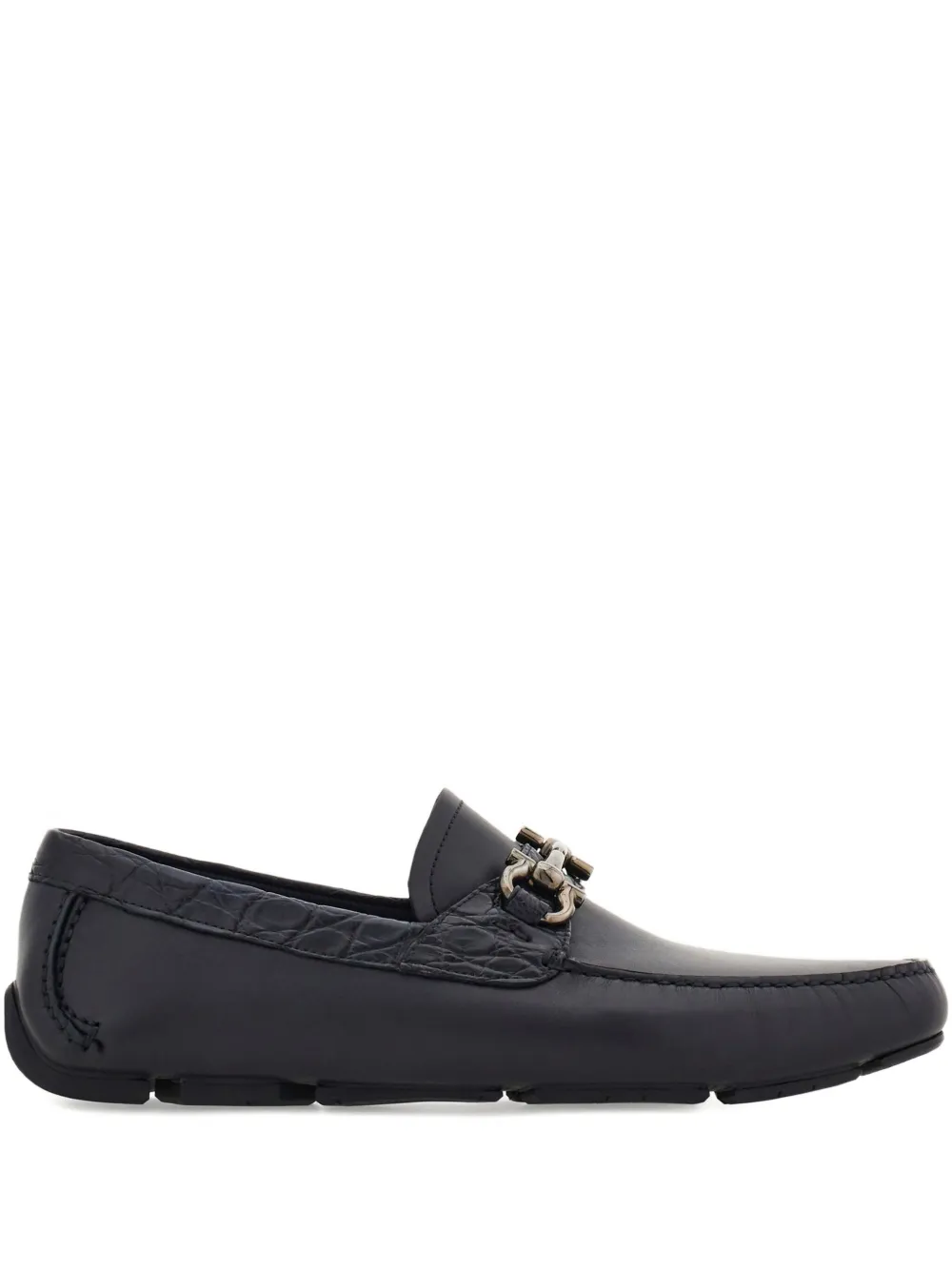 Ferragamo Loafers met Gancini-gesp Blauw
