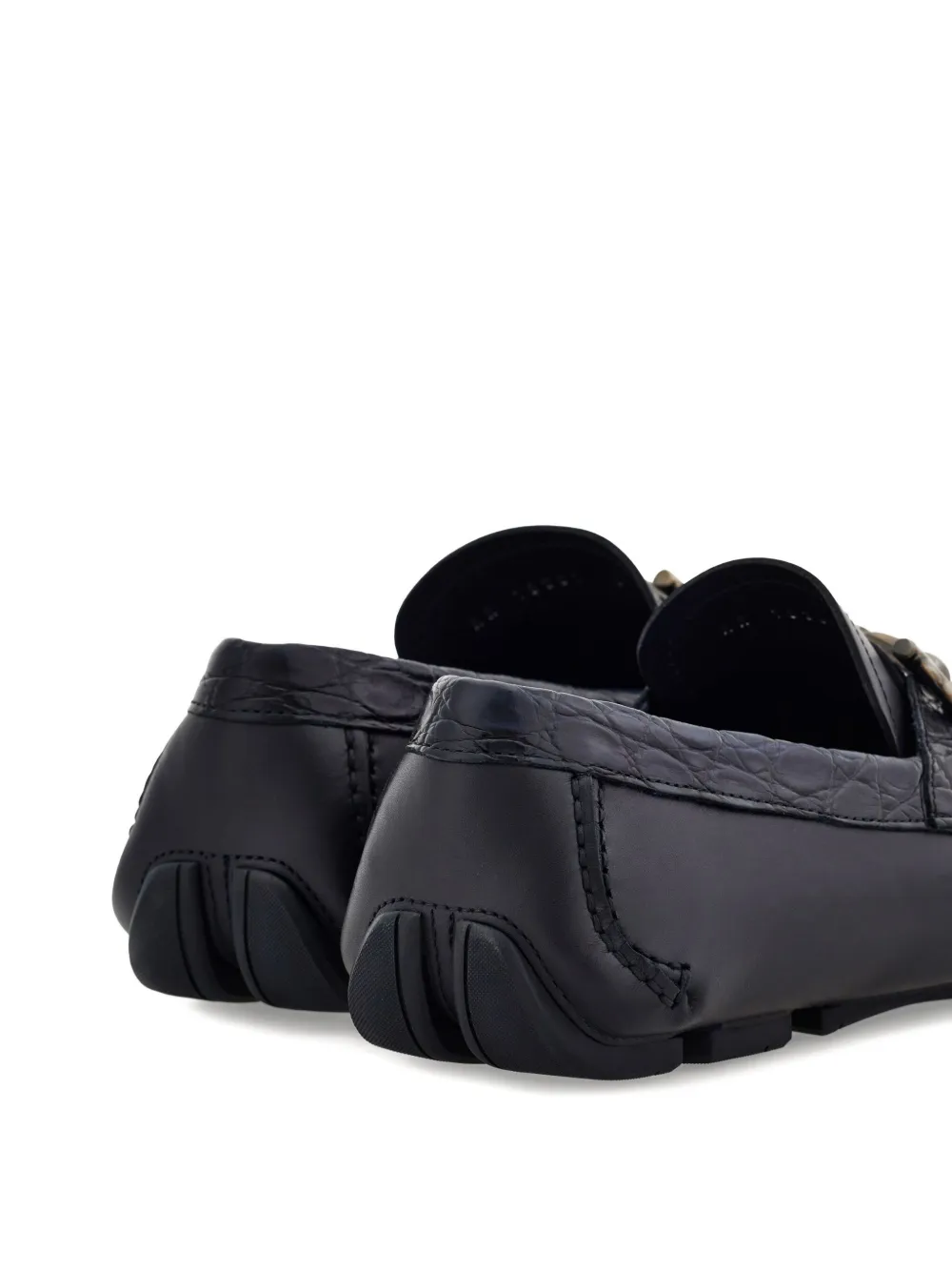Ferragamo Loafers met Gancini-gesp Blauw
