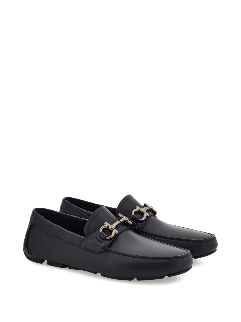 Ferragamo Loafers met Gancini-gesp - Blauw