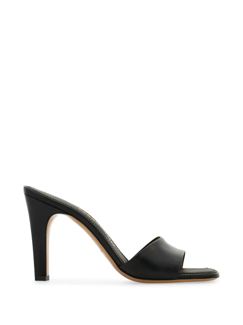 Ferragamo high heeled slide - Black