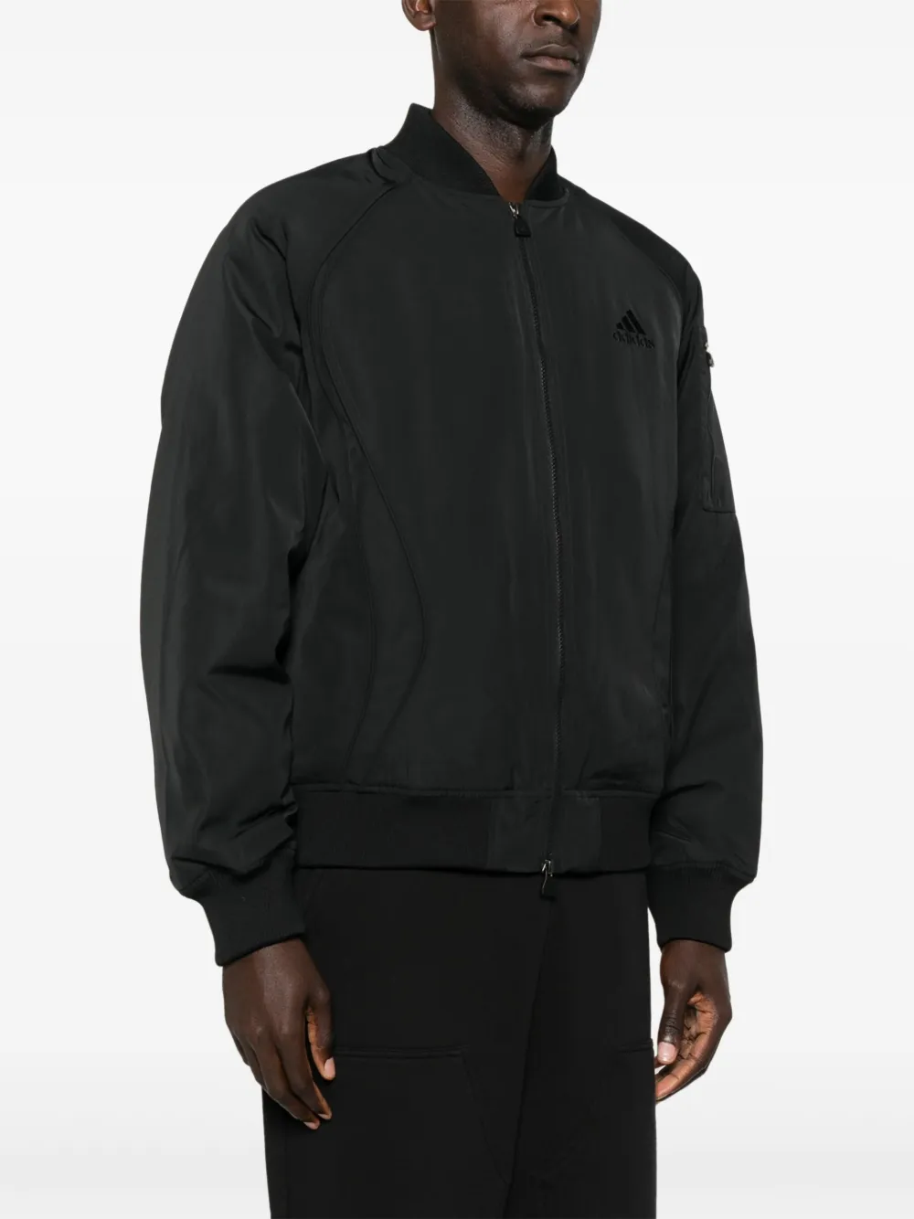 Adidas Originals Teamgeist Bomber Jacket In Black