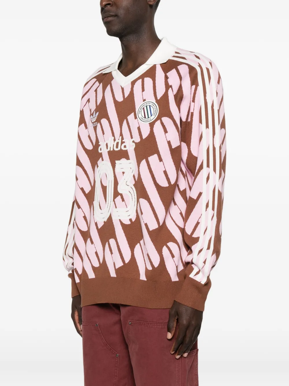 adidas Adicolor Blokecore trui Bruin