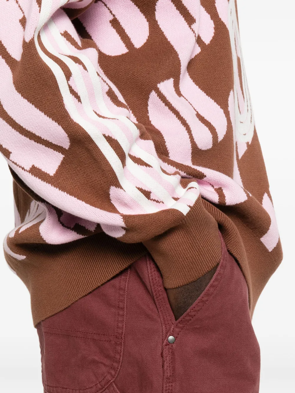 adidas Adicolor Blokecore trui Bruin