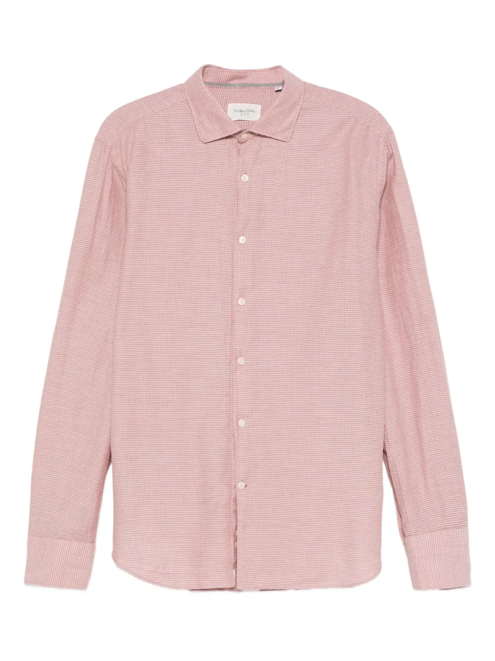 Tintoria Mattei camisa con cuadros estampados | rojo | Image 1