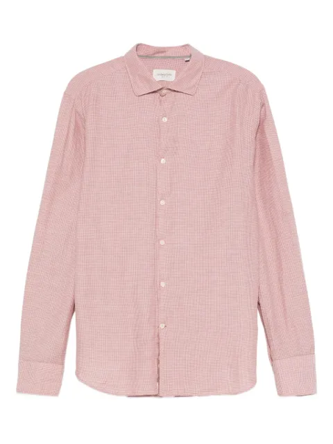 Tintoria Mattei camisa con cuadros estampados