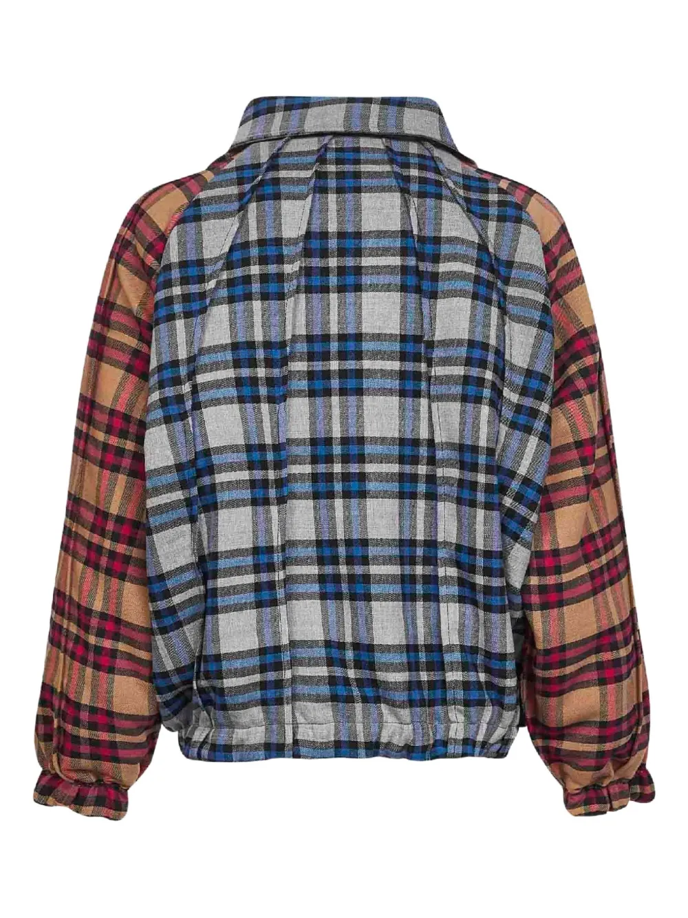 PDF patchwork-check raglan jacket | Sport Jackets & Windbreakers | Image 2