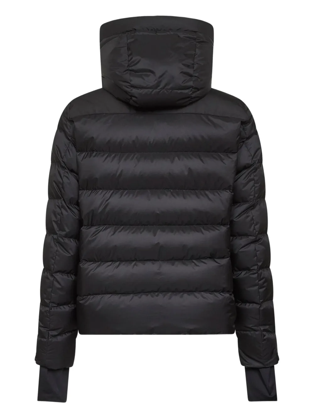 Moncler Down Ski Jacket Sleeve Pocket In Black