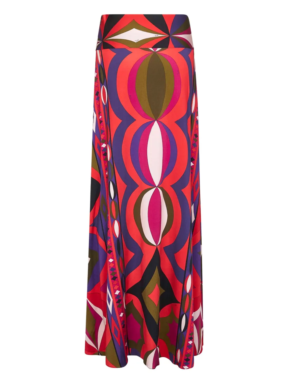 PUCCI geometric-print midi skirt - Roze