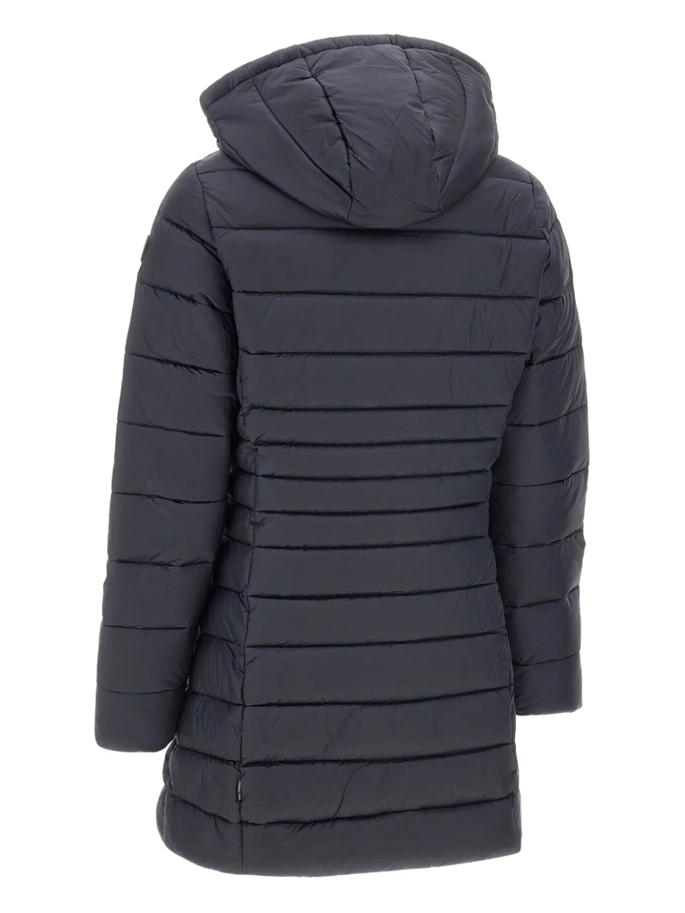 Save The Duck Iris Reese Quilted Hooded Coat In Black