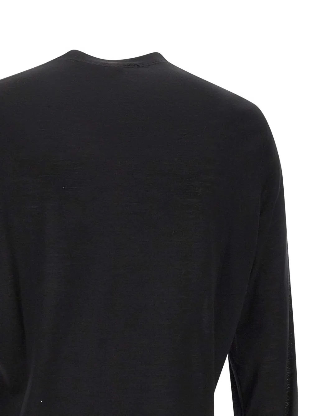 Filippo De Laurentiis Cashmere-wool Blend Crew Neck Sweater In Black