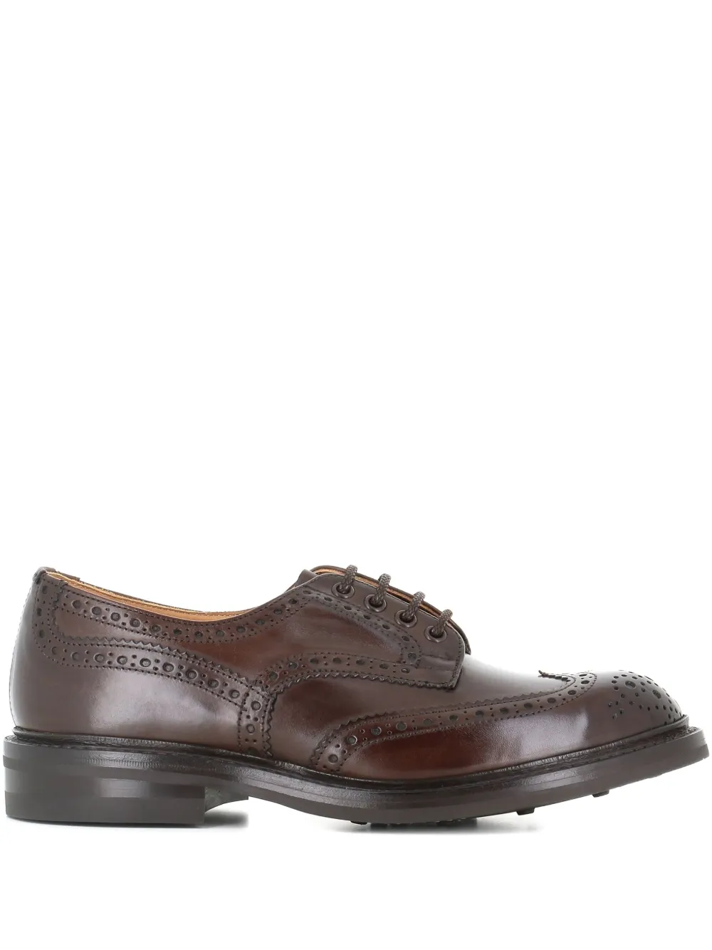 Tricker's Bourton brogue derby schoenen Bruin