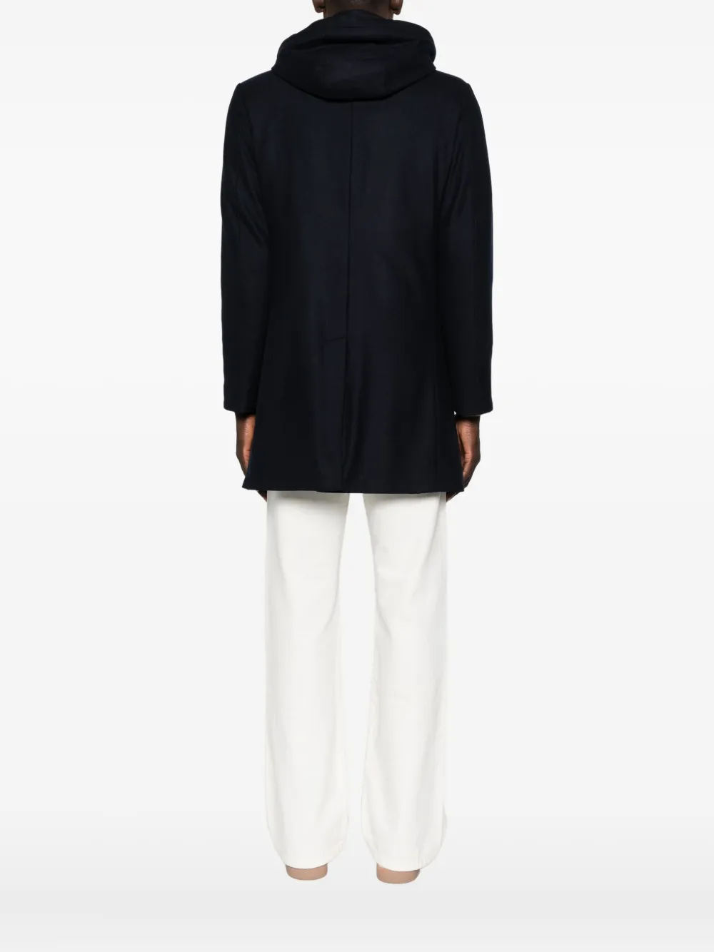 Montecore Jas met capuchon en knopen Blauw