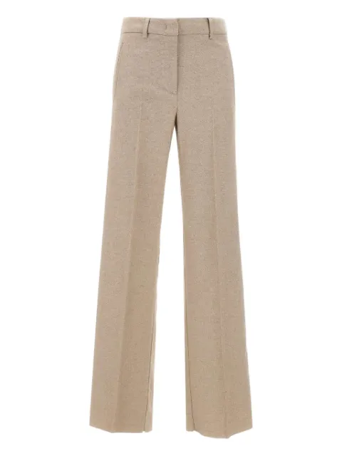 Marella pressed-crease wide-leg trousers