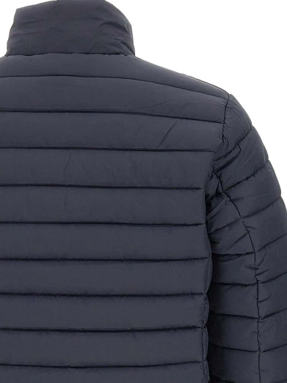 Save The Duck Gewatteerd jack met rits Blauw