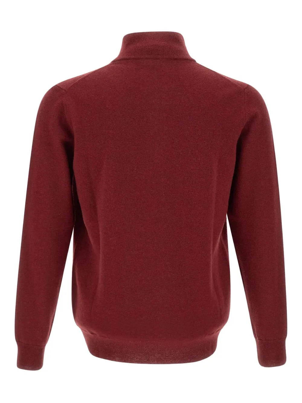 Kangra half-zip high-neck sweater - Rood