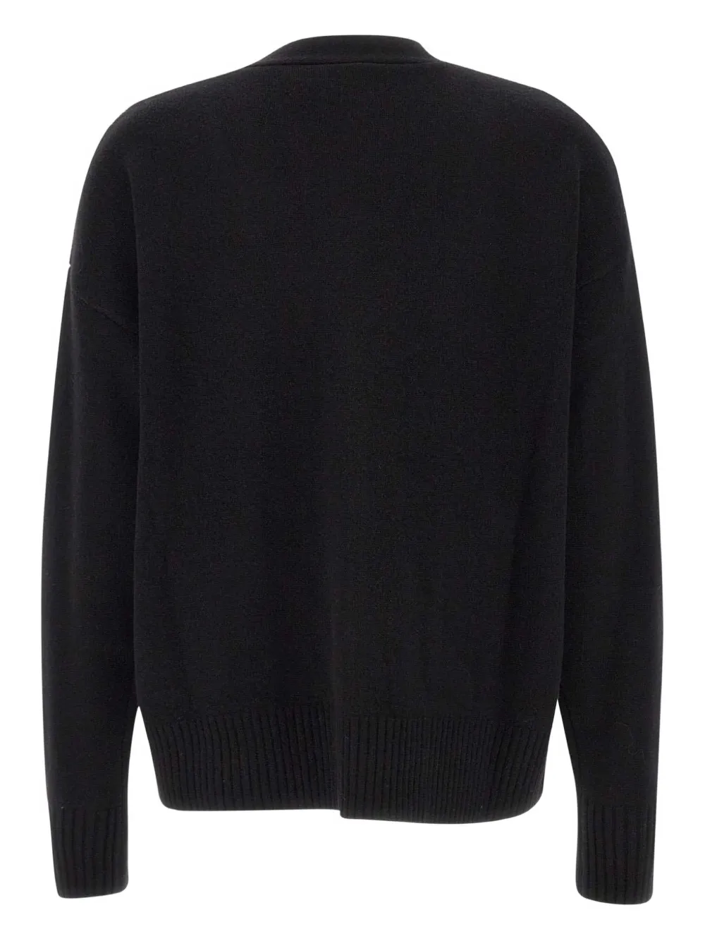 Kaos Stone-embellished V-neck Cardigan In Black