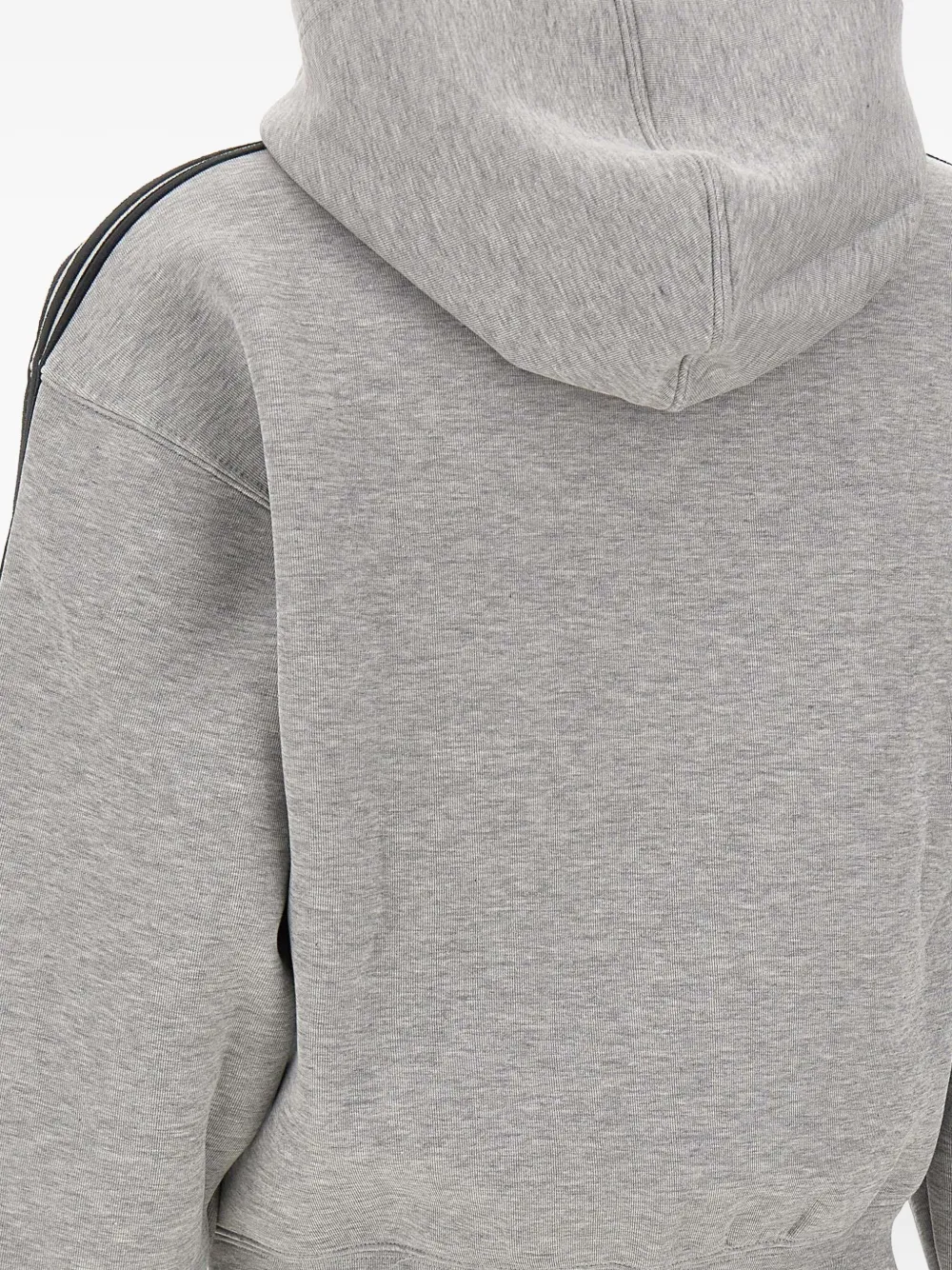 Adidas Hoodie met drie strepen en rits - Grijs