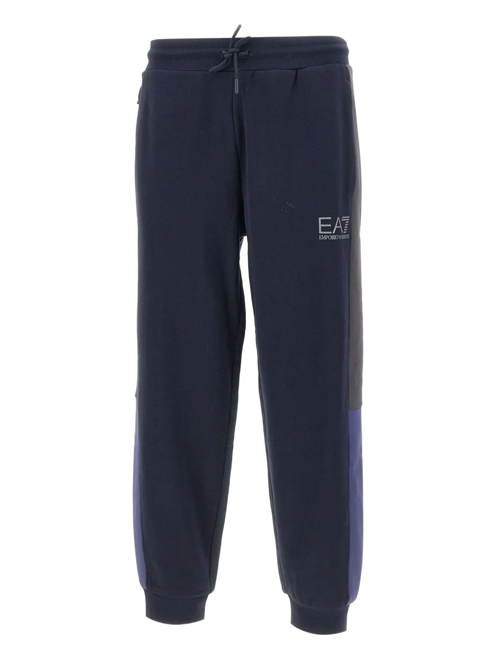 Ea7 Emporio Armani logo-print track pants | Blue | Image 1