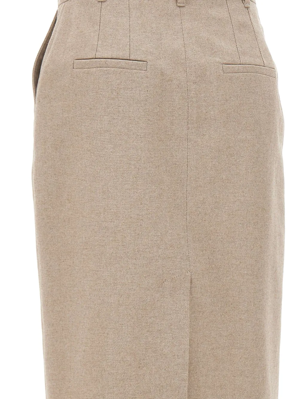 Marella Button-front Midi Skirt In Neutral