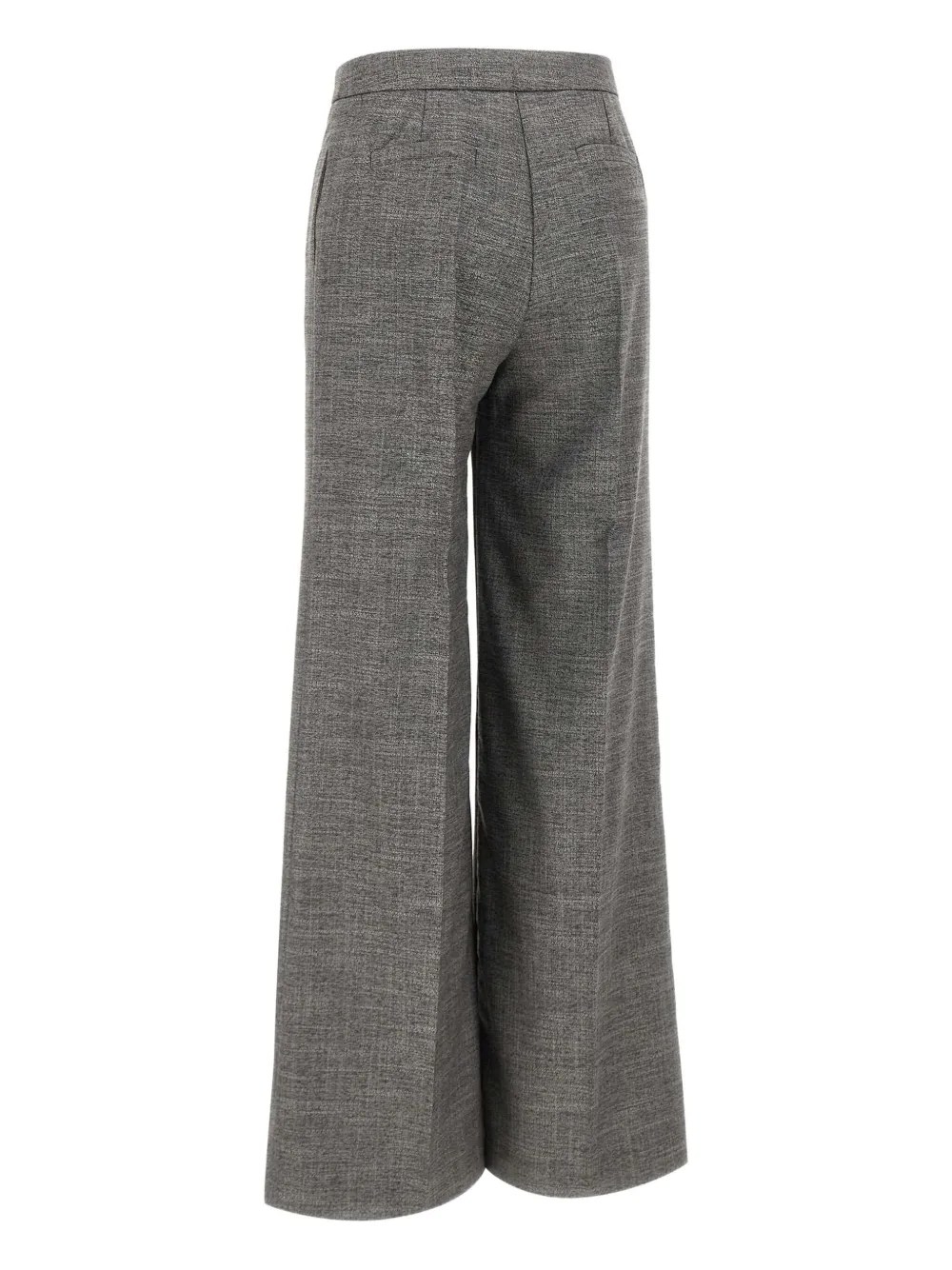 Kaos Pressed-crease Wide-leg Trousers In Gray
