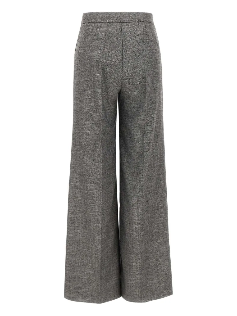 Kaos Pressed-crease Wide-leg Trousers In Gray