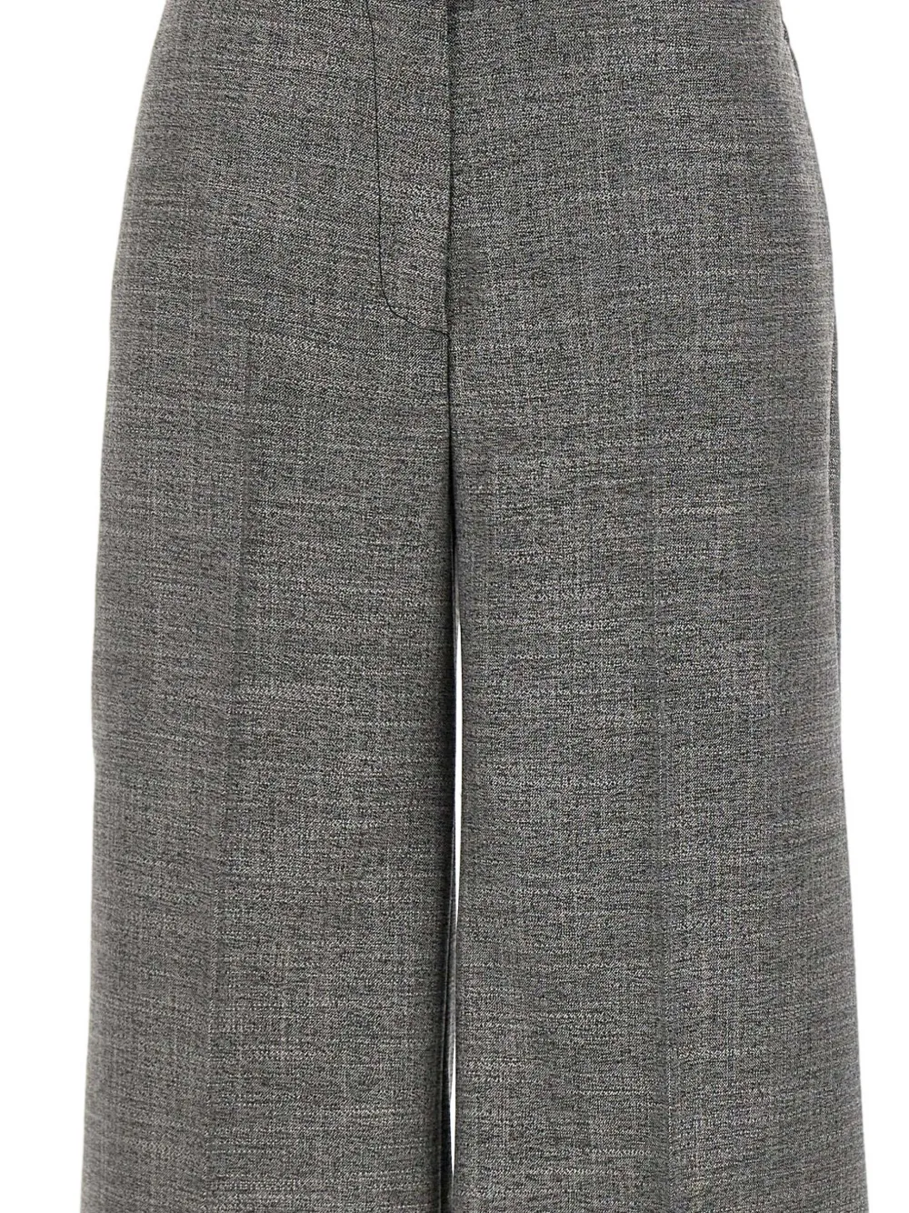 Kaos Pressed-crease Wide-leg Trousers In Gray