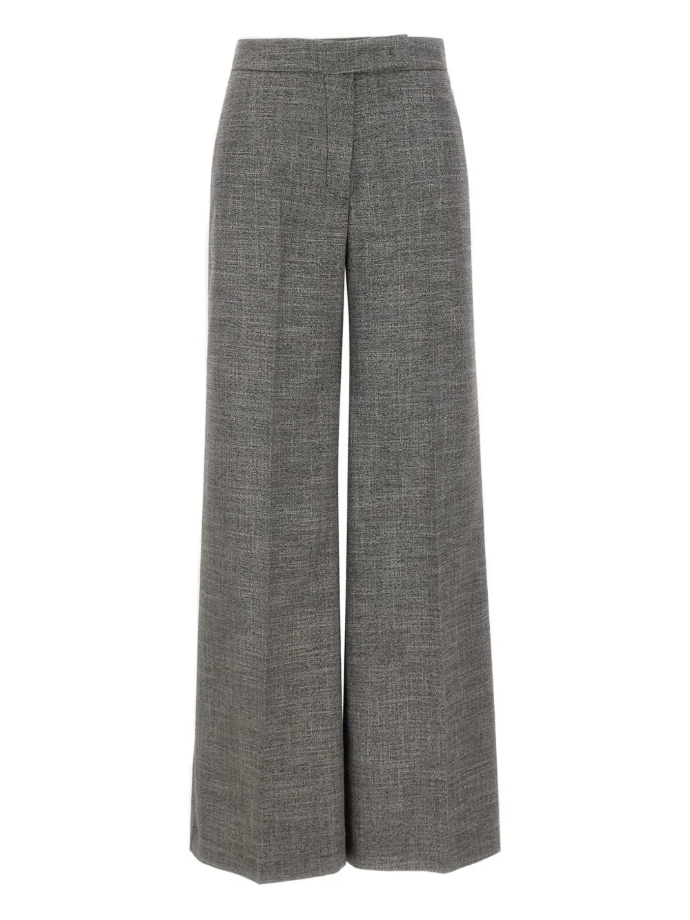 Kaos Pressed-crease Wide-leg Trousers In Gray