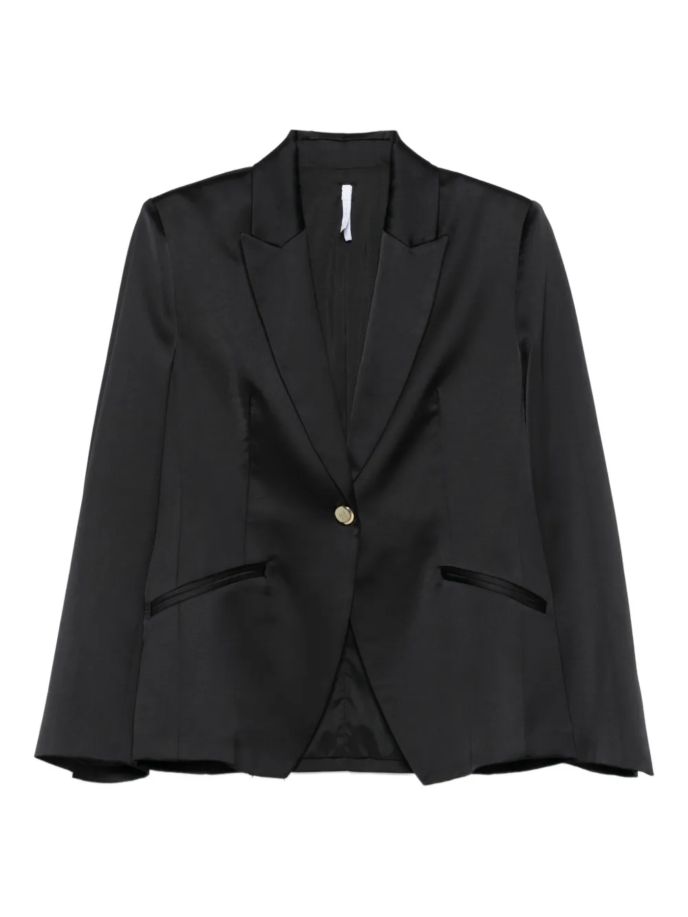 IMPERIAL peak-lapel single-breasted blazer | Black | Image 1