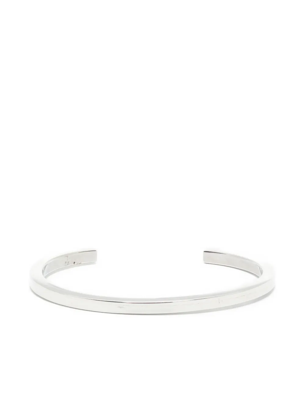 OBSIDIAN cuff bangle bracelet | Silver | Image 1