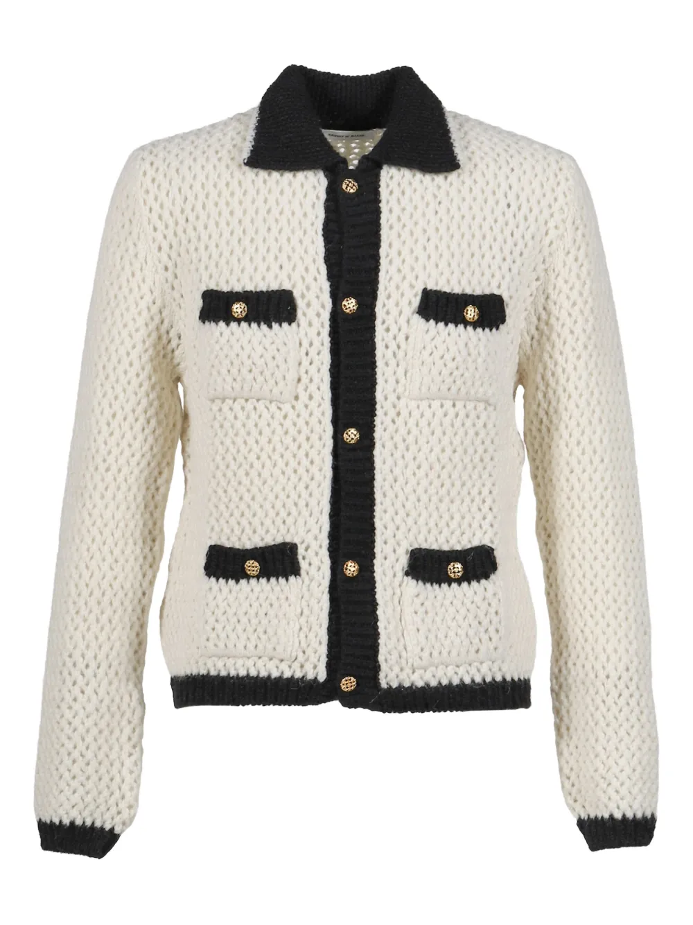 Ernest W. Baker buttoned knitted cardigan | White | Image 1