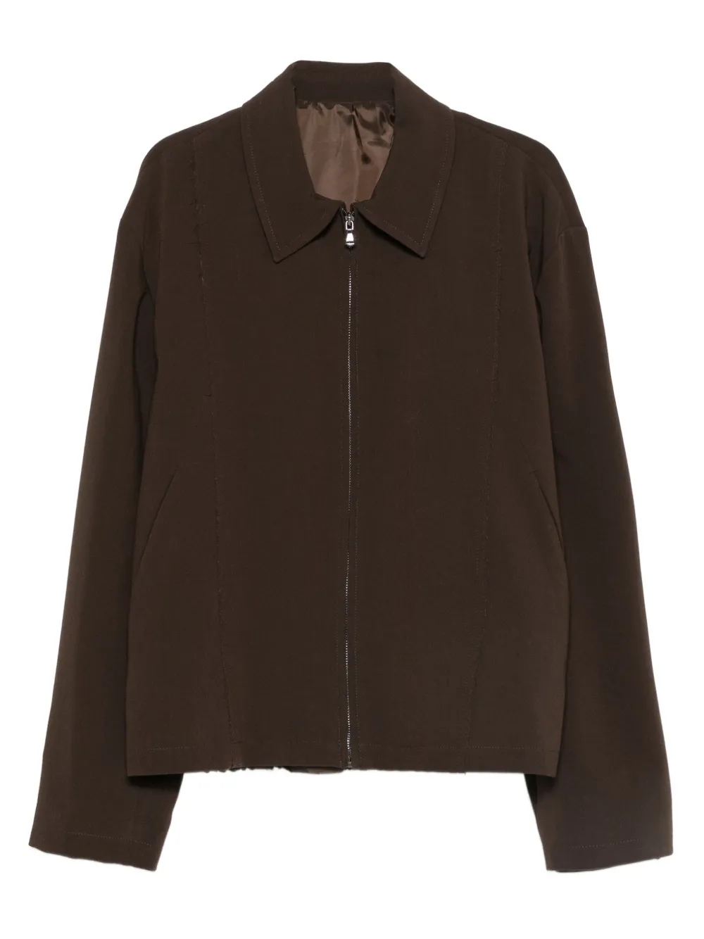 IMPERIAL sobrecamisa con cierre | marrón | Image 1