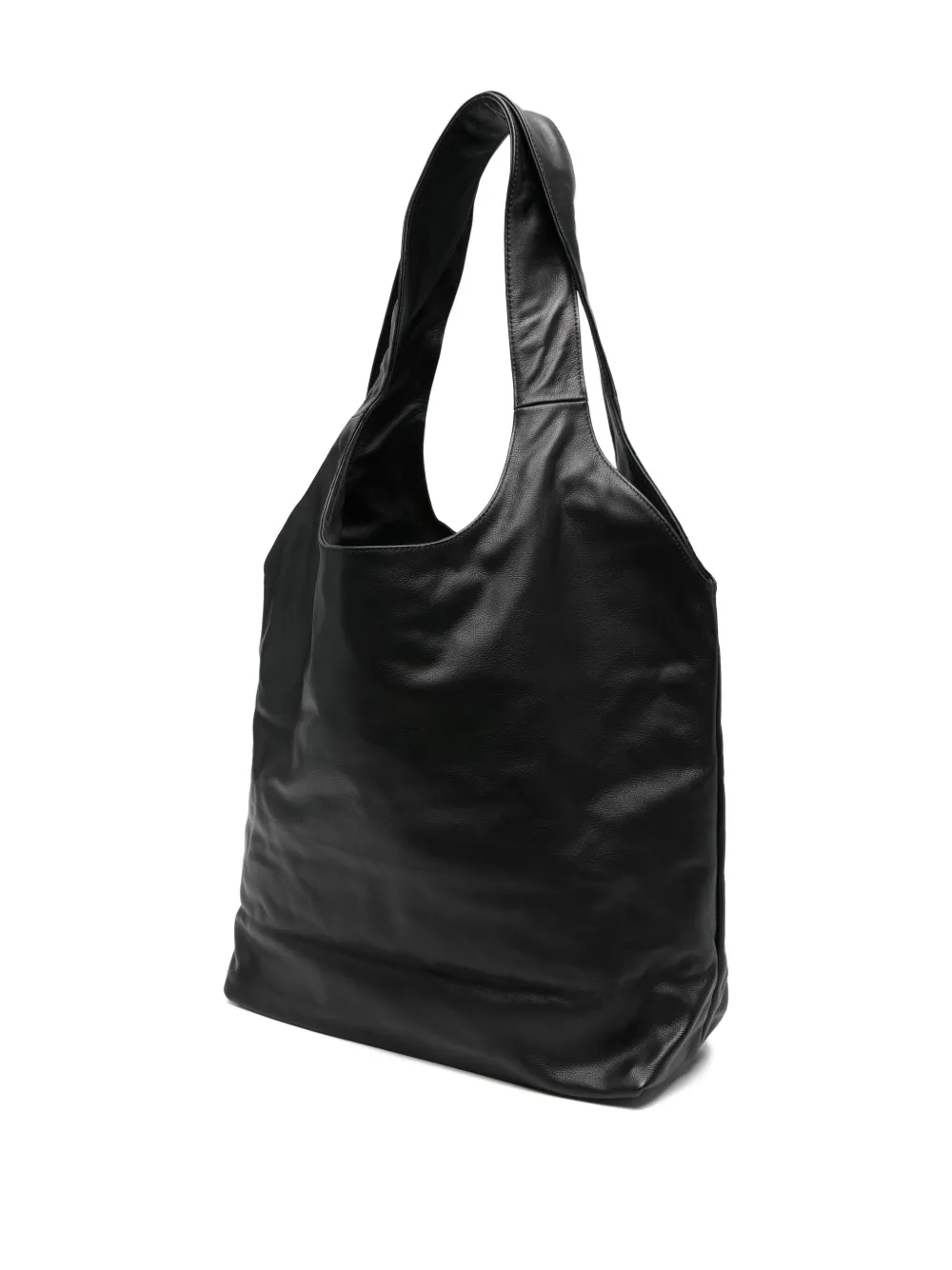 Arte Antwerp Leather Tote Bag In Black