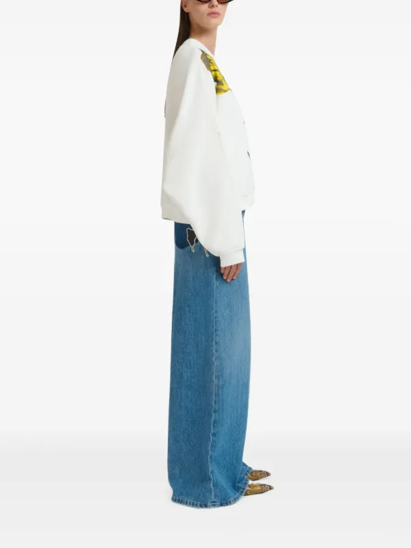 Marni チューリッププリント スウェットシャツ | ホワイト | FARFETCH JP