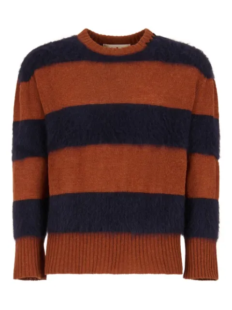 Marni striped virgin wool sweatshirt