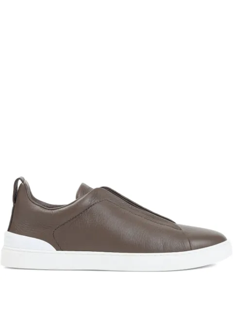 Zegna leather sneakers 