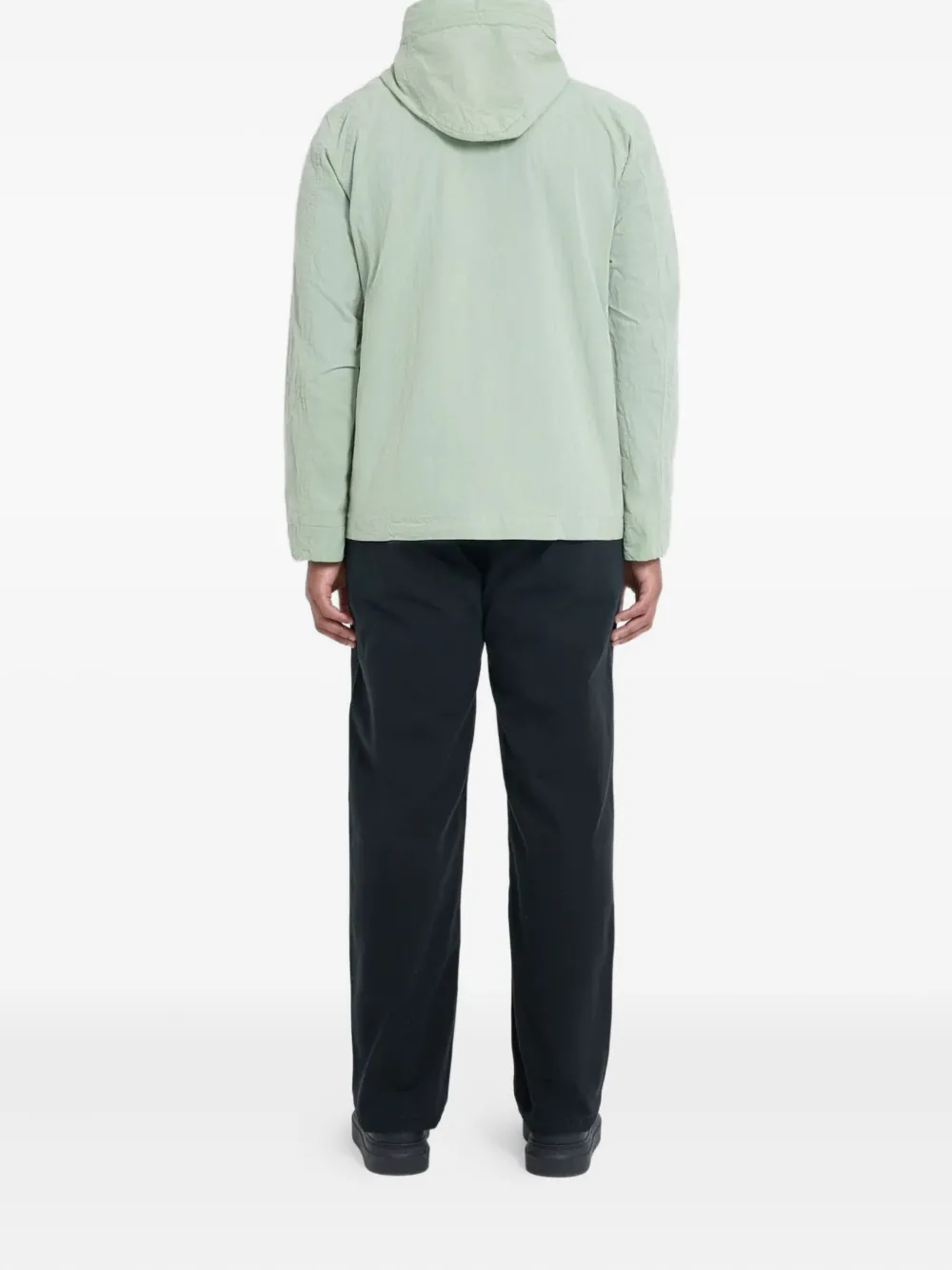  Left Hand Hooded Zip-front Jacket - Green 