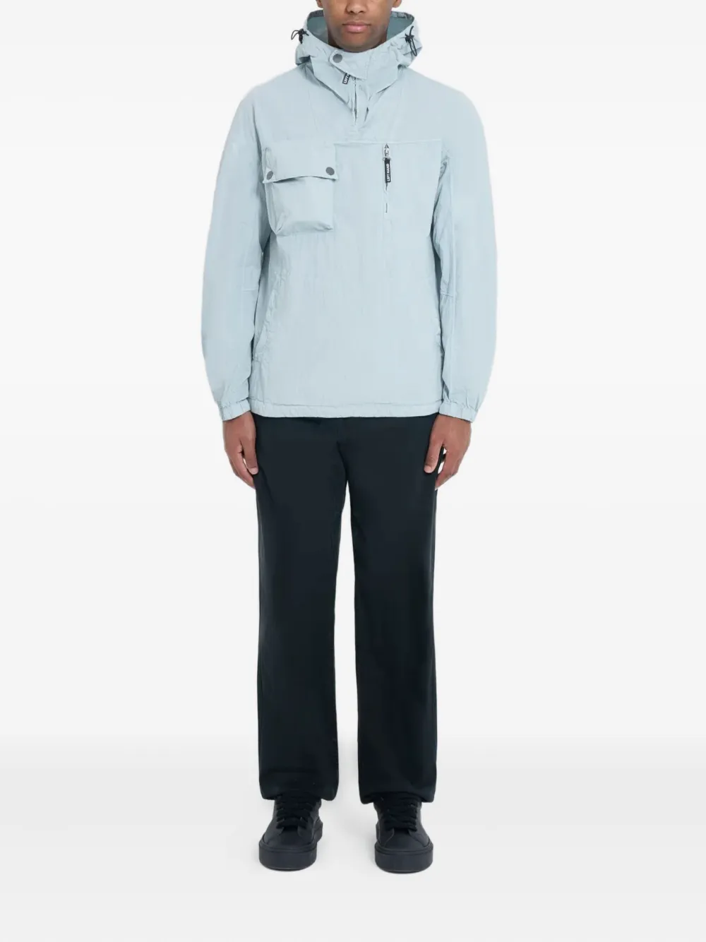  Left Hand Hooded Pocket Jacket - Blue 