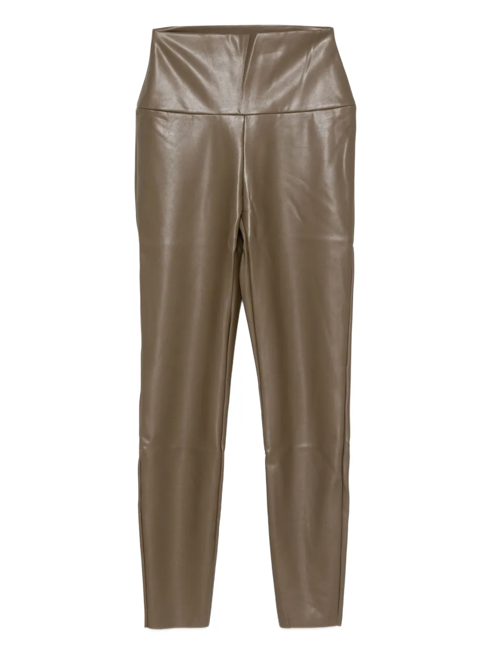 Norma Kamali Leggings a vita alta - Marrone