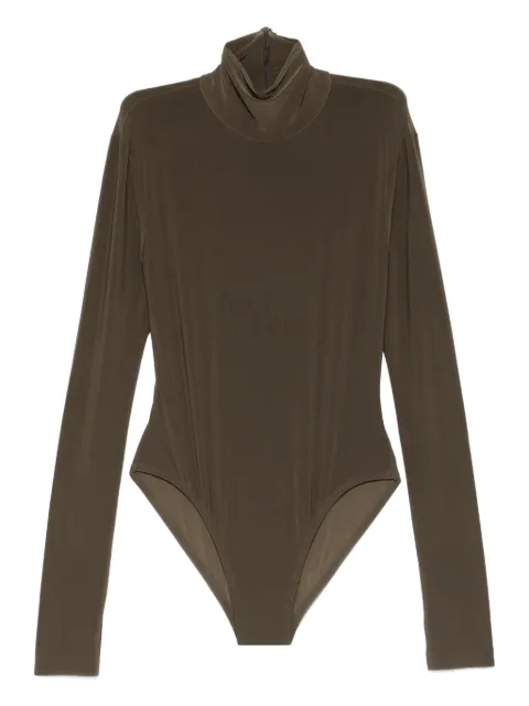 Norma Kamali long-sleeve high-neck bodysuit