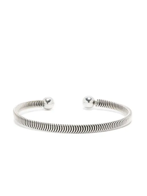 OBSIDIAN open-cuff bracelet