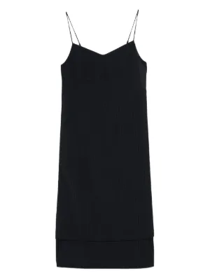 sachin and babi light blue dress Tibi 4-Ply Silk Bias Slip Dress