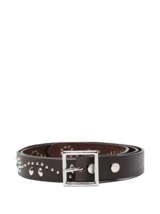Htc Los Angeles Glendale Studded Belt | Brown | FARFETCH