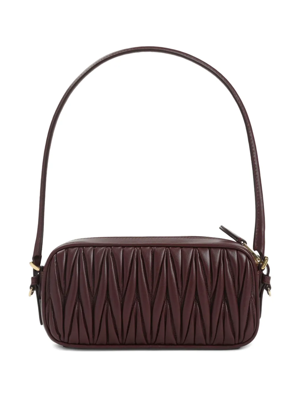 Miu Miu quilted leather shoulder bag - Bruin