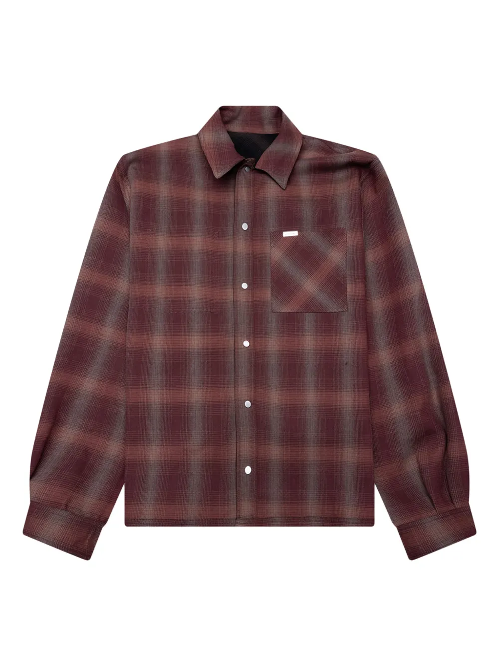 Represent reversible check Shirt - Bruin